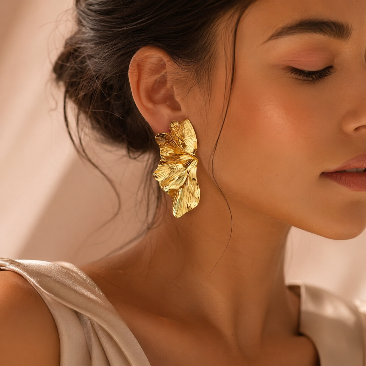 Boucles d'oreilles florales